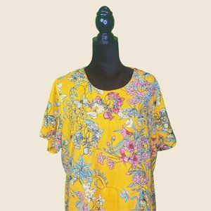 Apt. 9 Yellow Floral Dress